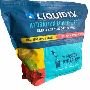 Liquid I.V. Hydration Multiplier Variety Pack 26 Stx Lemon Lime & Strawberry